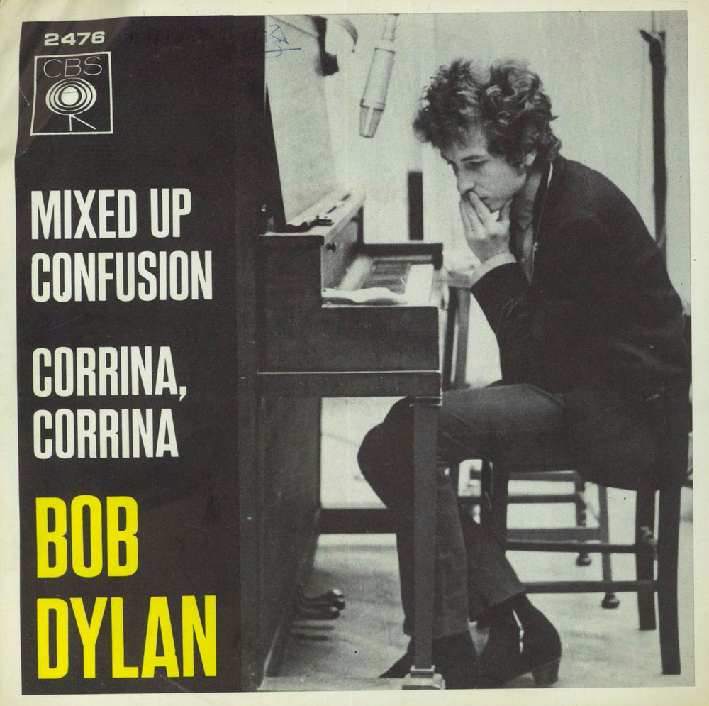 Bob Dylan Mixed Up Confusion - VG Dutch 7" vinyl single (7 inch record / 45) 2476