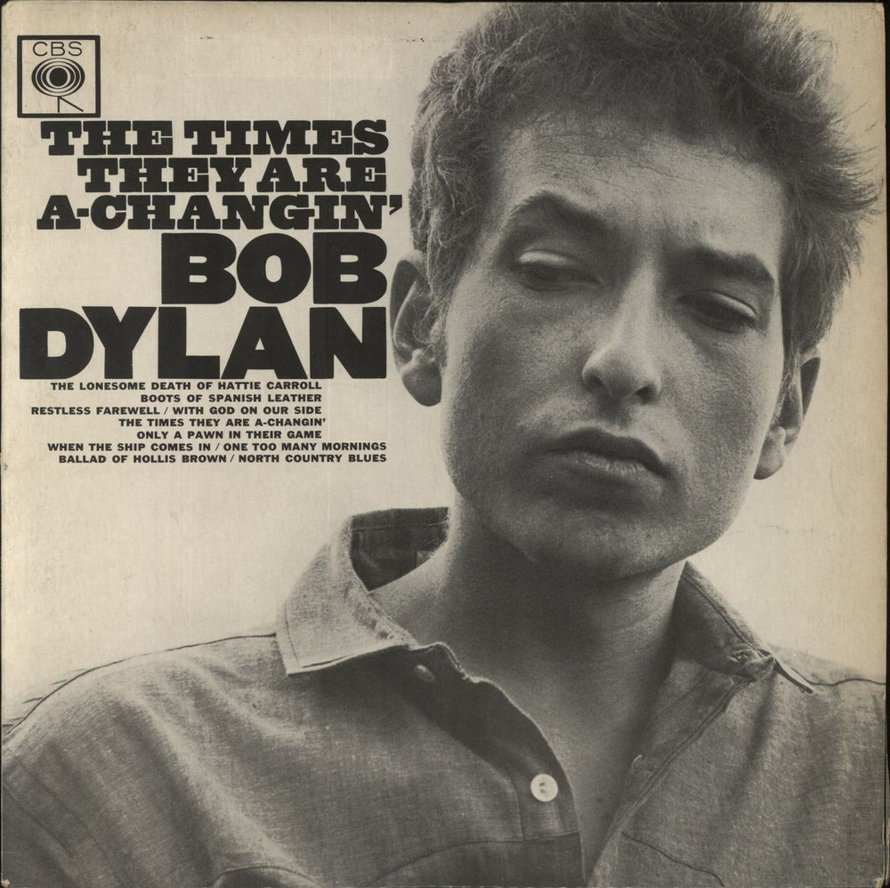 Bob Dylan The Times They Are A-Changin' - 1st - EX UK vinyl LP album (LP record) BPG62251