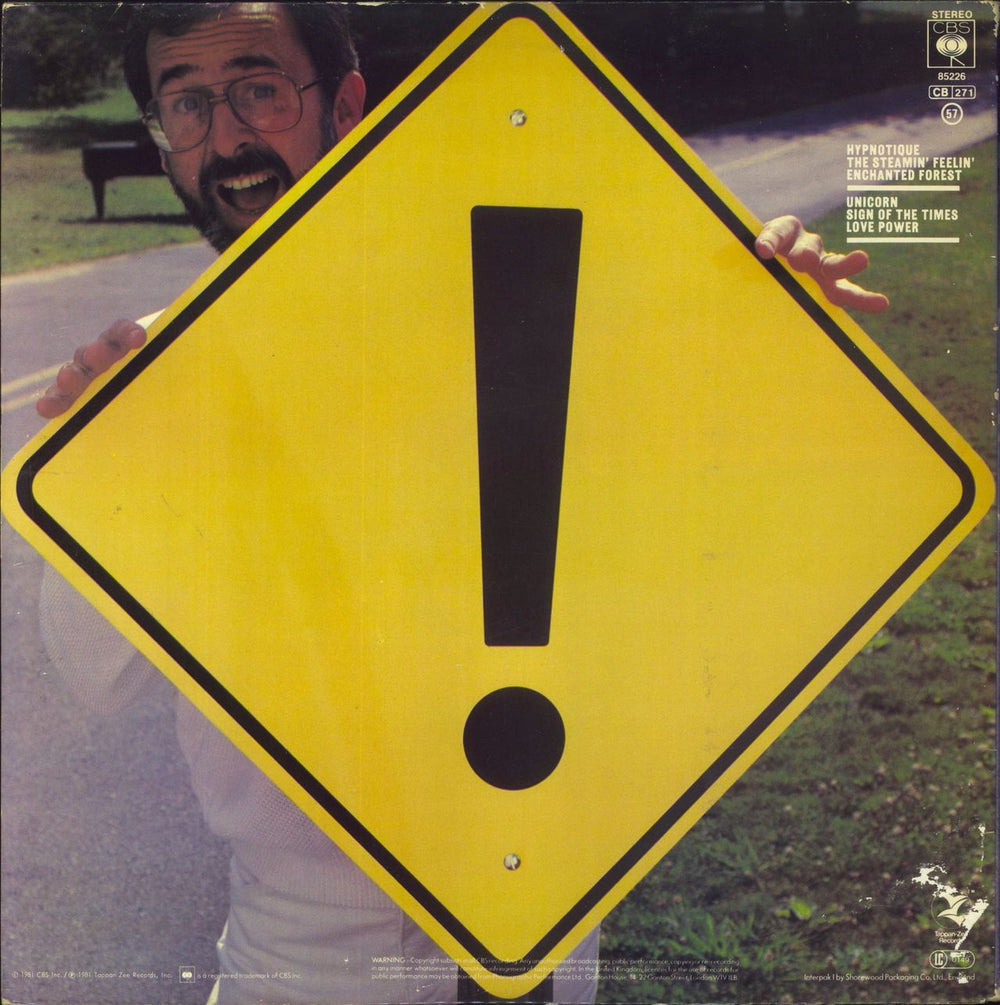 Bob James Sign Of The Times UK vinyl LP album (LP record)