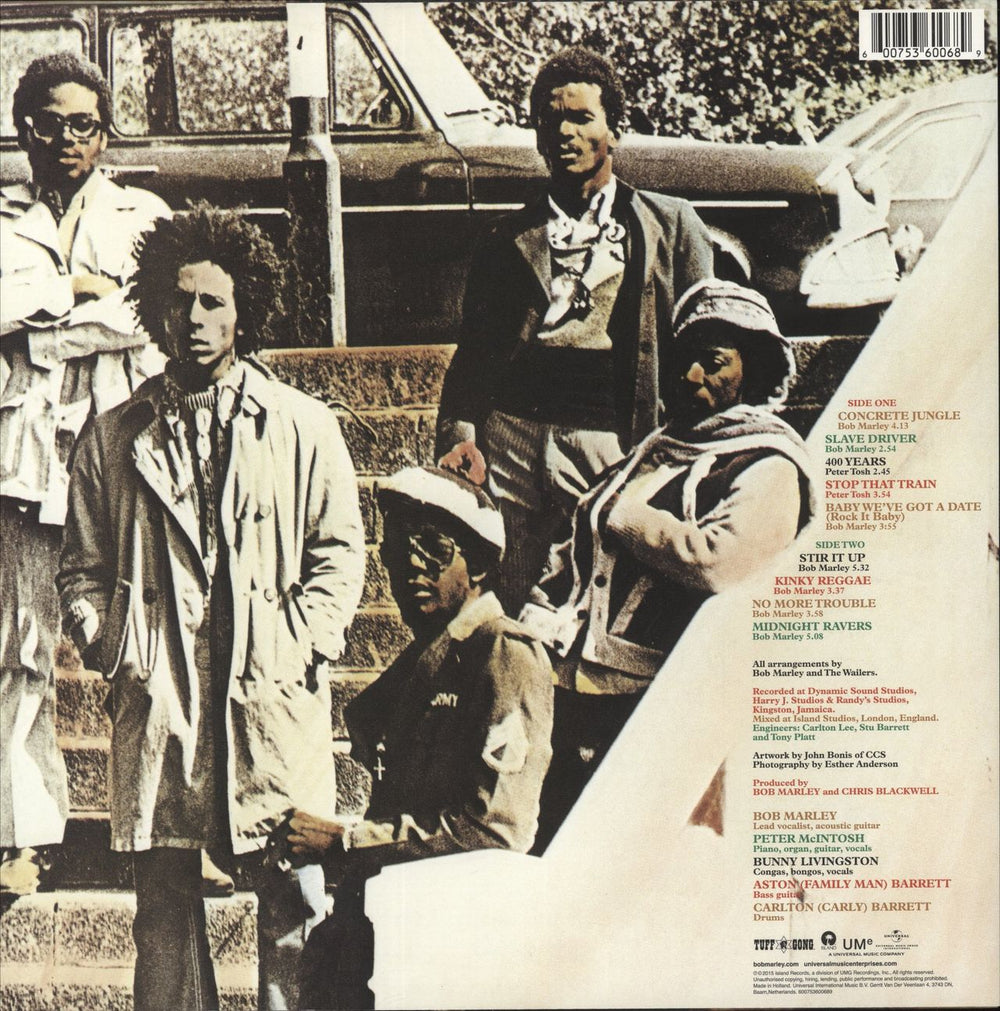 Bob Marley & The Wailers Catch A Fire UK vinyl LP album (LP record)