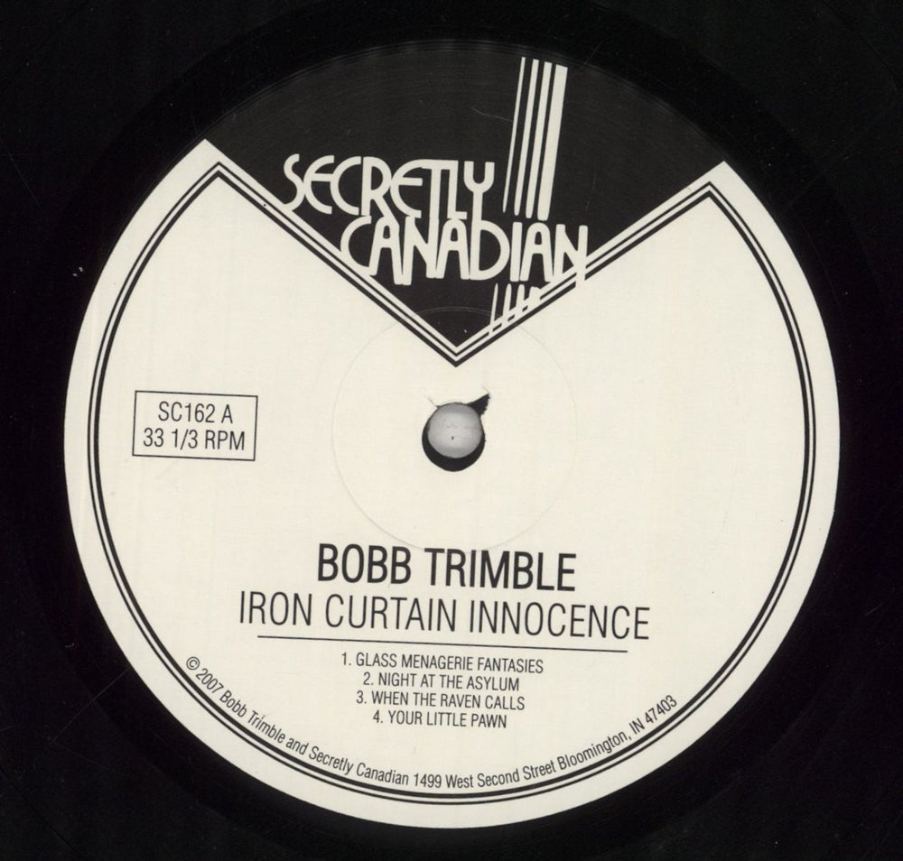 Bobb Trimble Iron Curtain Innocence US vinyl LP album (LP record) 8ODLPIR854121
