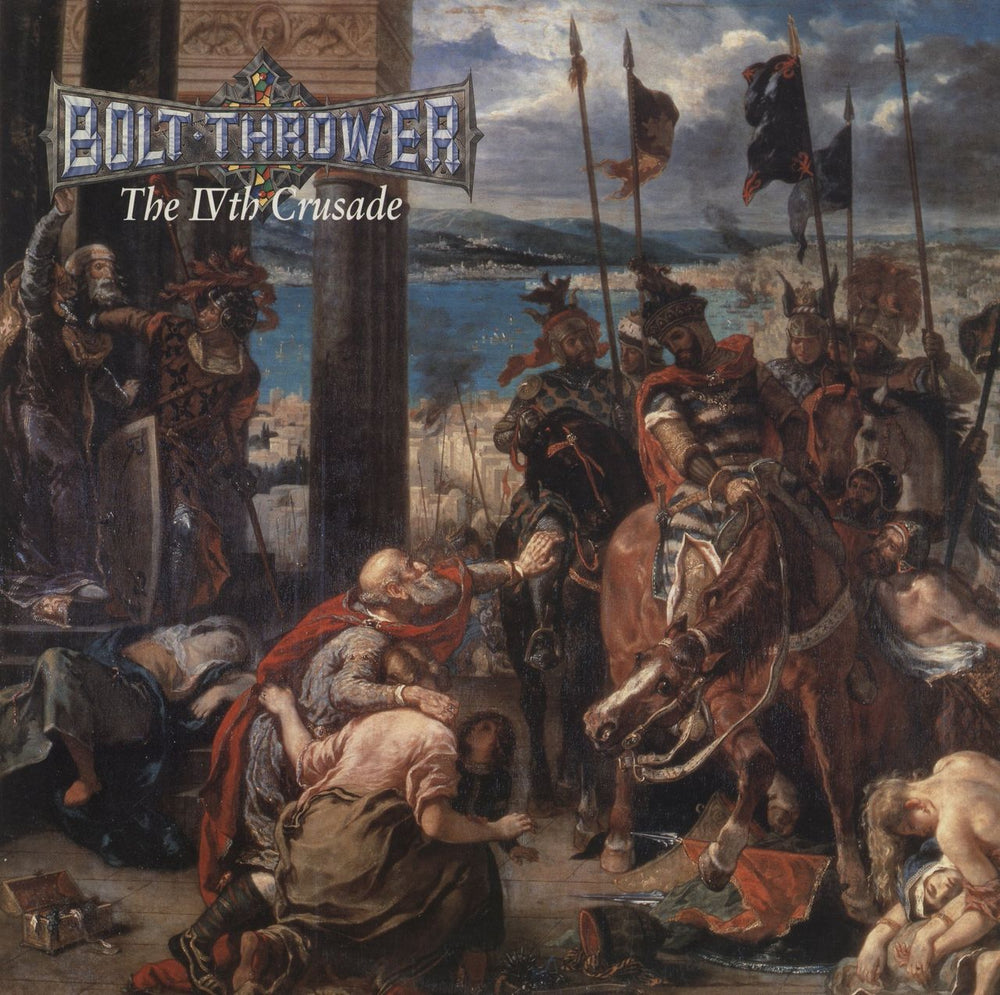 Bolt Thrower The IVth Crusade - 1st UK vinyl LP album (LP record) MOSH70