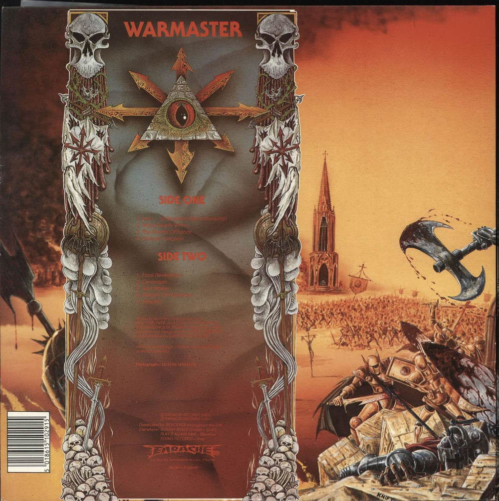 Bolt Thrower War Master UK vinyl LP album (LP record) E0MLPWA608678