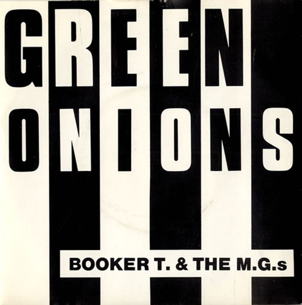 Booker T. & The M.G.'s Green Onions - Picture sleeve UK 7" vinyl single (7 inch record / 45) K10109