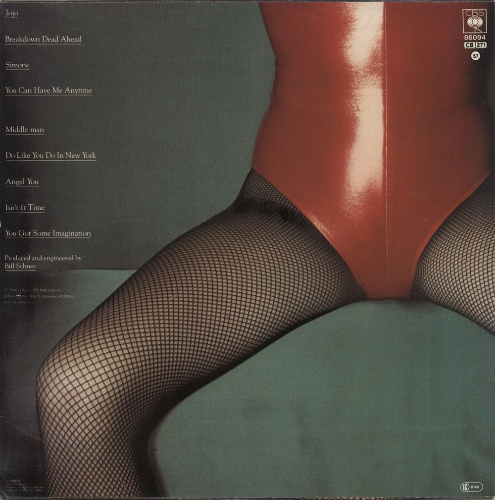 Boz Scaggs Middle Man Greek vinyl LP album (LP record)