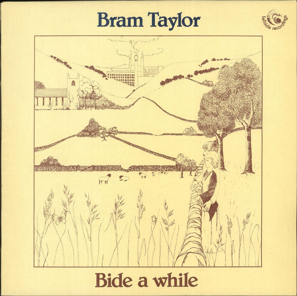 Bram Taylor Bide A While UK vinyl LP album (LP record) FE041