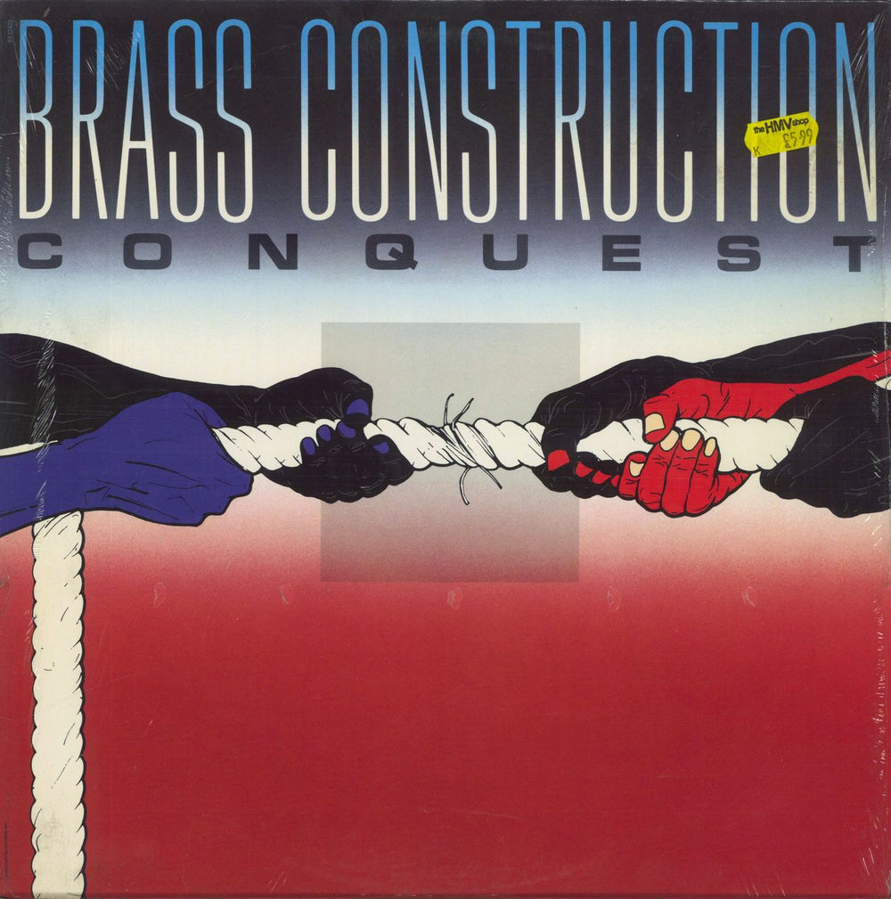 Brass Construction Conquest - shrink US vinyl LP album (LP record) ST-12423