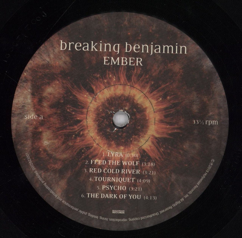 Breaking Benjamin Ember US vinyl LP album (LP record) BJ1LPEM835929