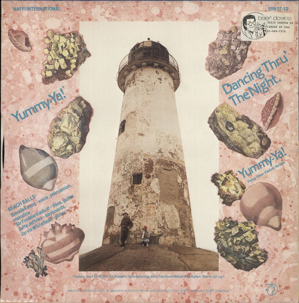 Brenda And The Beach Balls Yummy-Ya! UK 12" vinyl single (12 inch record / Maxi-single) 5012983005762