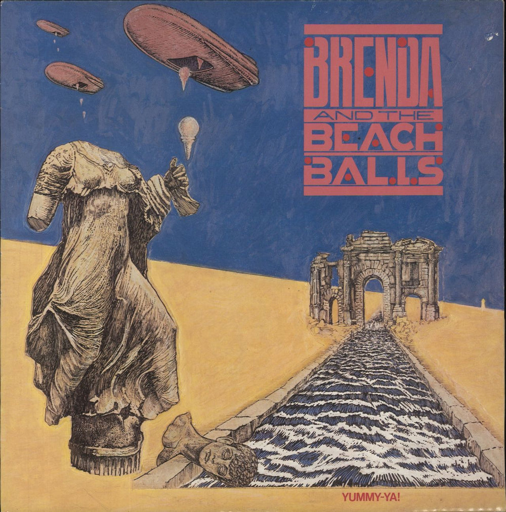Brenda And The Beach Balls Yummy-Ya! UK 12" vinyl single (12 inch record / Maxi-single) SRN57-12