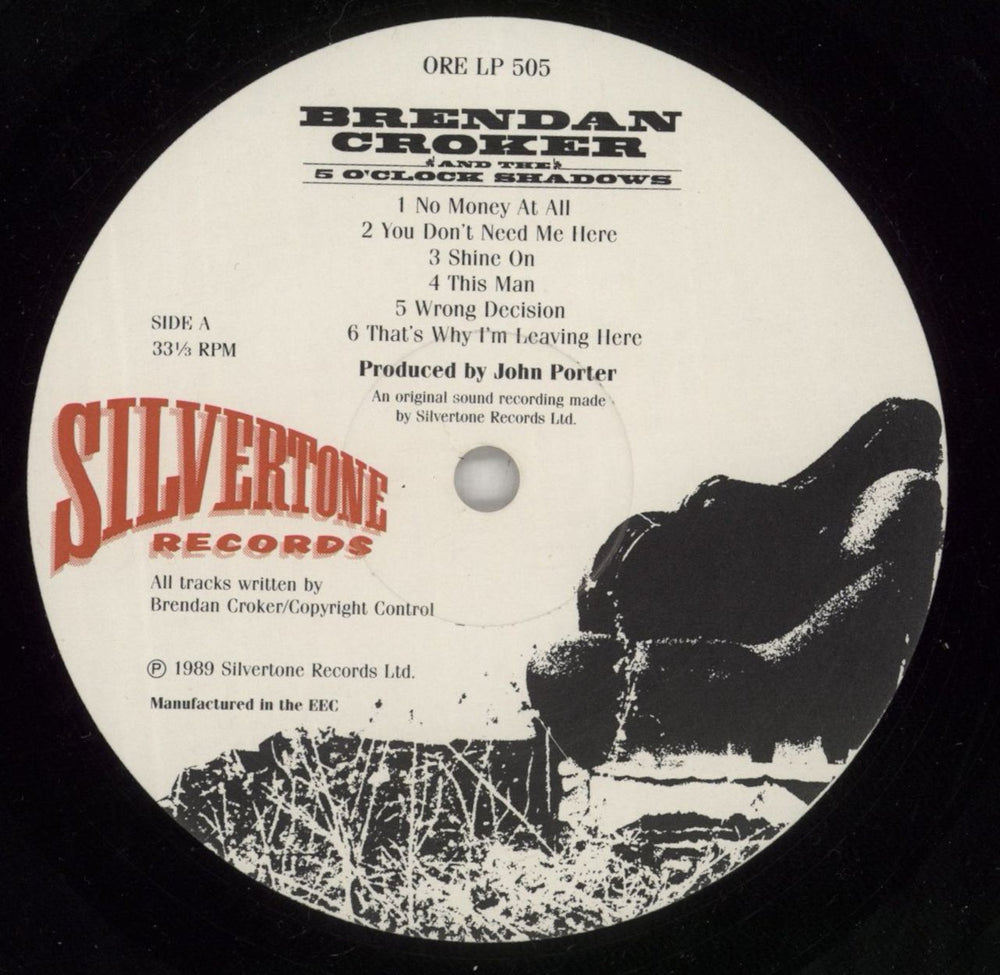 Brendan Croker Brendan Croker And The 5 O'Clock Shadows UK vinyl LP album (LP record) BB7LPBR498111