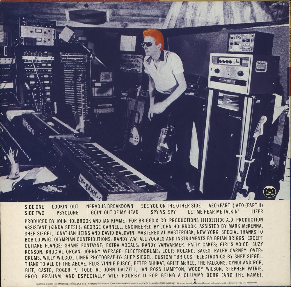 Brian Briggs Brian Damage UK vinyl LP album (LP record)