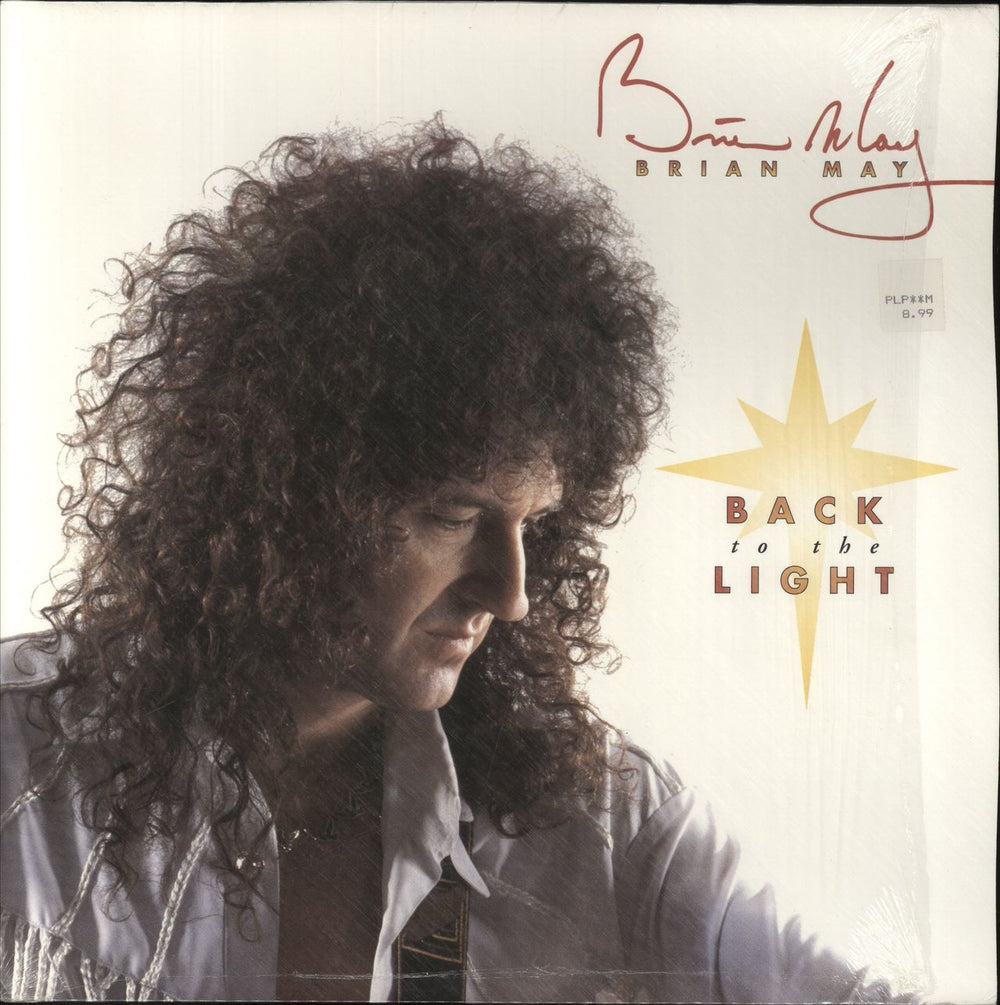 Brian May Back To The Light - Smooth Sleeve - Shrink UK vinyl LP album (LP record) PCSD123