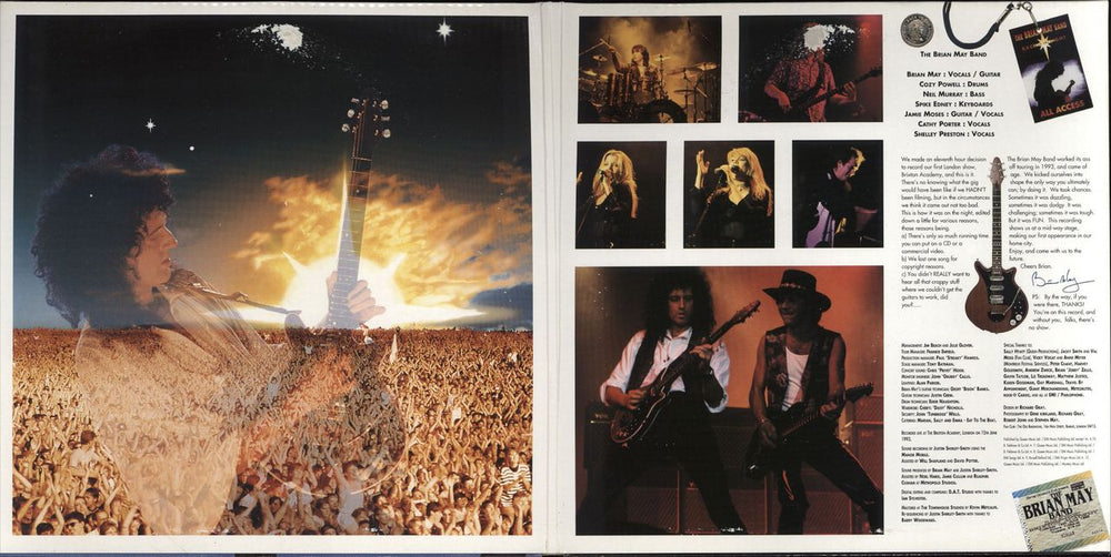 Brian May Live At The Brixton Academy - EX UK 2-LP vinyl record set (Double LP Album)