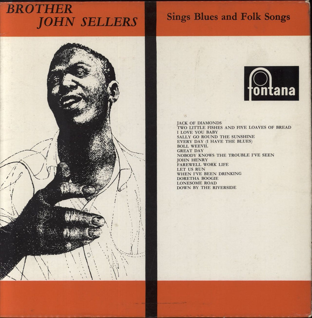 Brother John Sellers Sings Blues and Folk Songs UK vinyl LP album (LP record) TFL6005