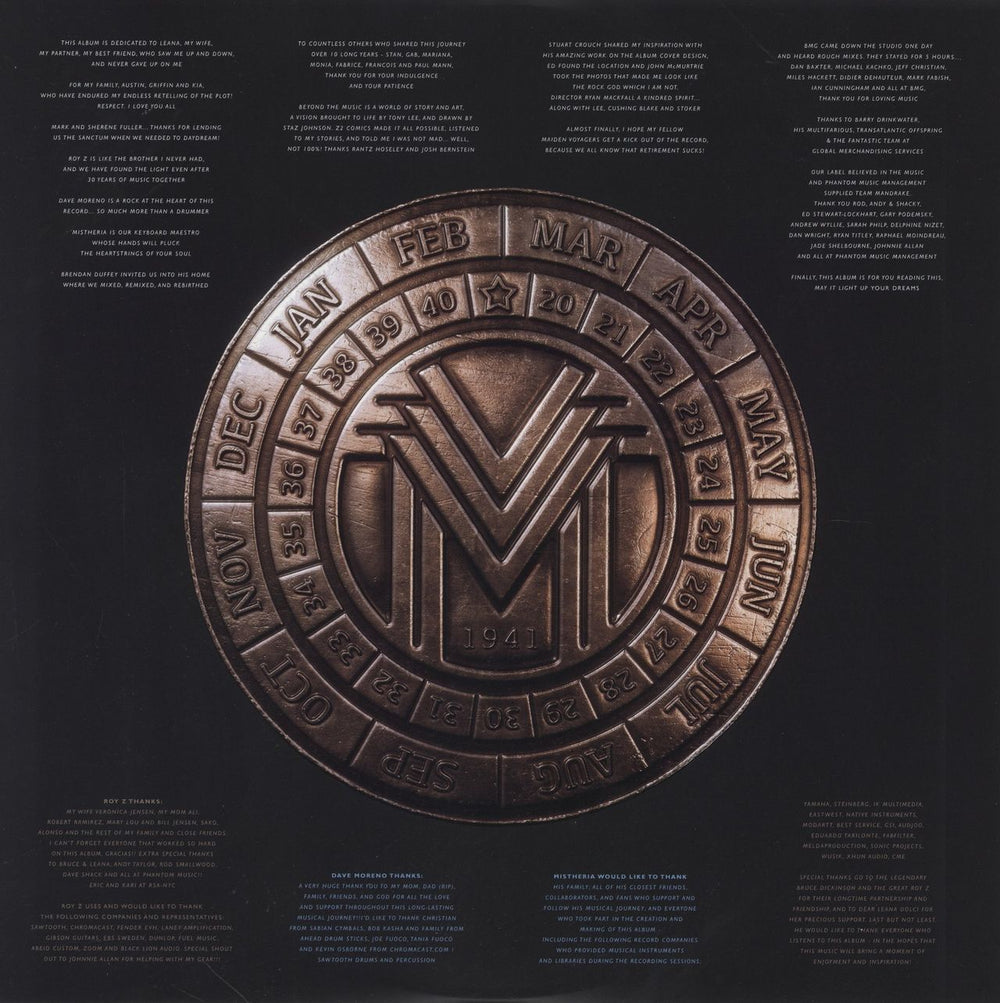 Bruce Dickinson The Mandrake Project - Black Vinyl - Embossed Cover UK 2-LP vinyl record set (Double LP Album)