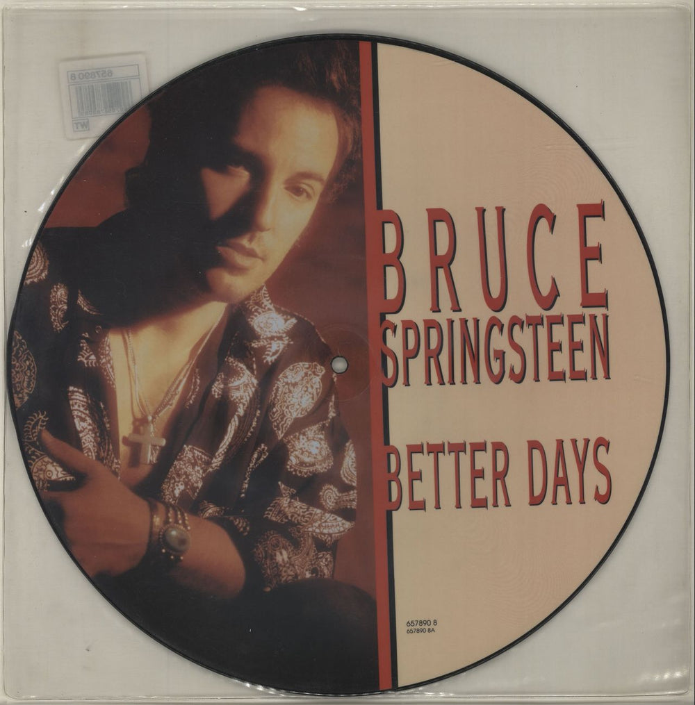 Bruce Springsteen Better Days UK 12" vinyl picture disc (12 inch picture record) 6578908