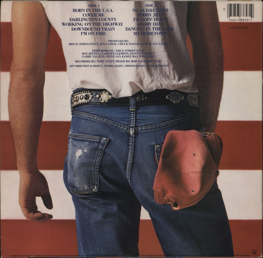 Bruce Springsteen Born In The U.S.A. - 1st US vinyl LP album (LP record) 074643865319