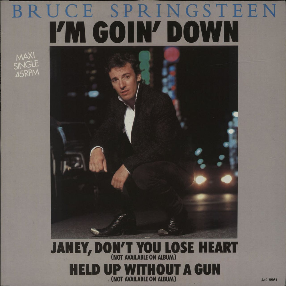 Bruce Springsteen I'm Goin' Down Dutch 12" vinyl single (12 inch record / Maxi-single) A12.6561