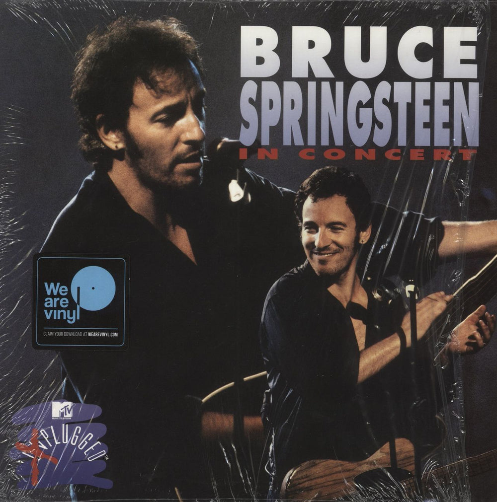 Bruce Springsteen In Concert / MTV Plugged UK 2-LP vinyl record set (Double LP Album) 473860-1