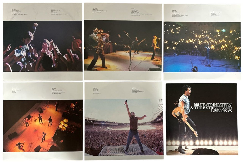 Bruce Springsteen Live 1975-1985 - Stickered - VG UK Vinyl Box Set SPRVXLI826051