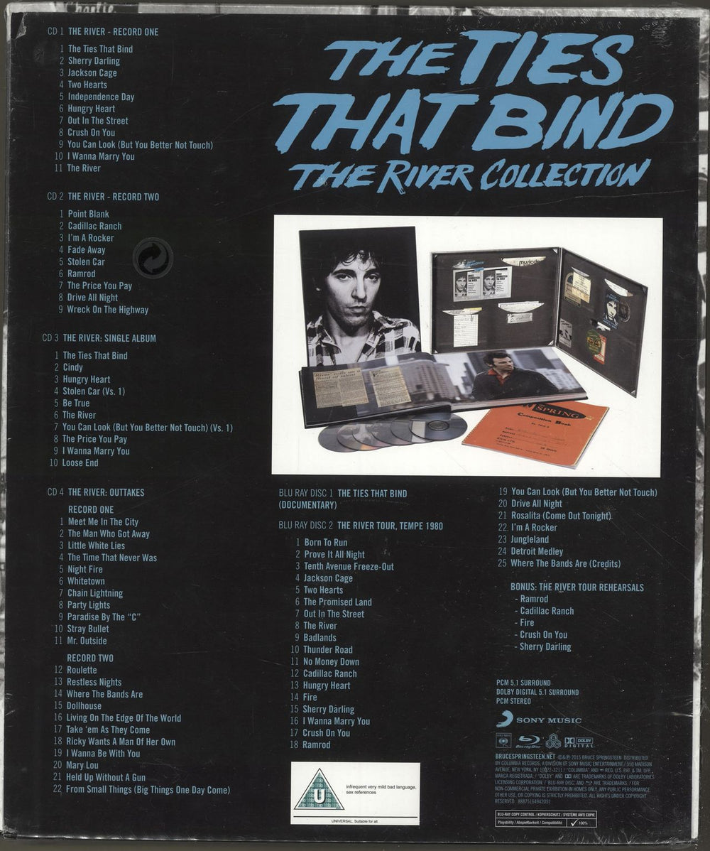 Bruce Springsteen The Ties That Bind: The River Collection + Blu-Ray - Sealed UK box set SPRBXTH698248