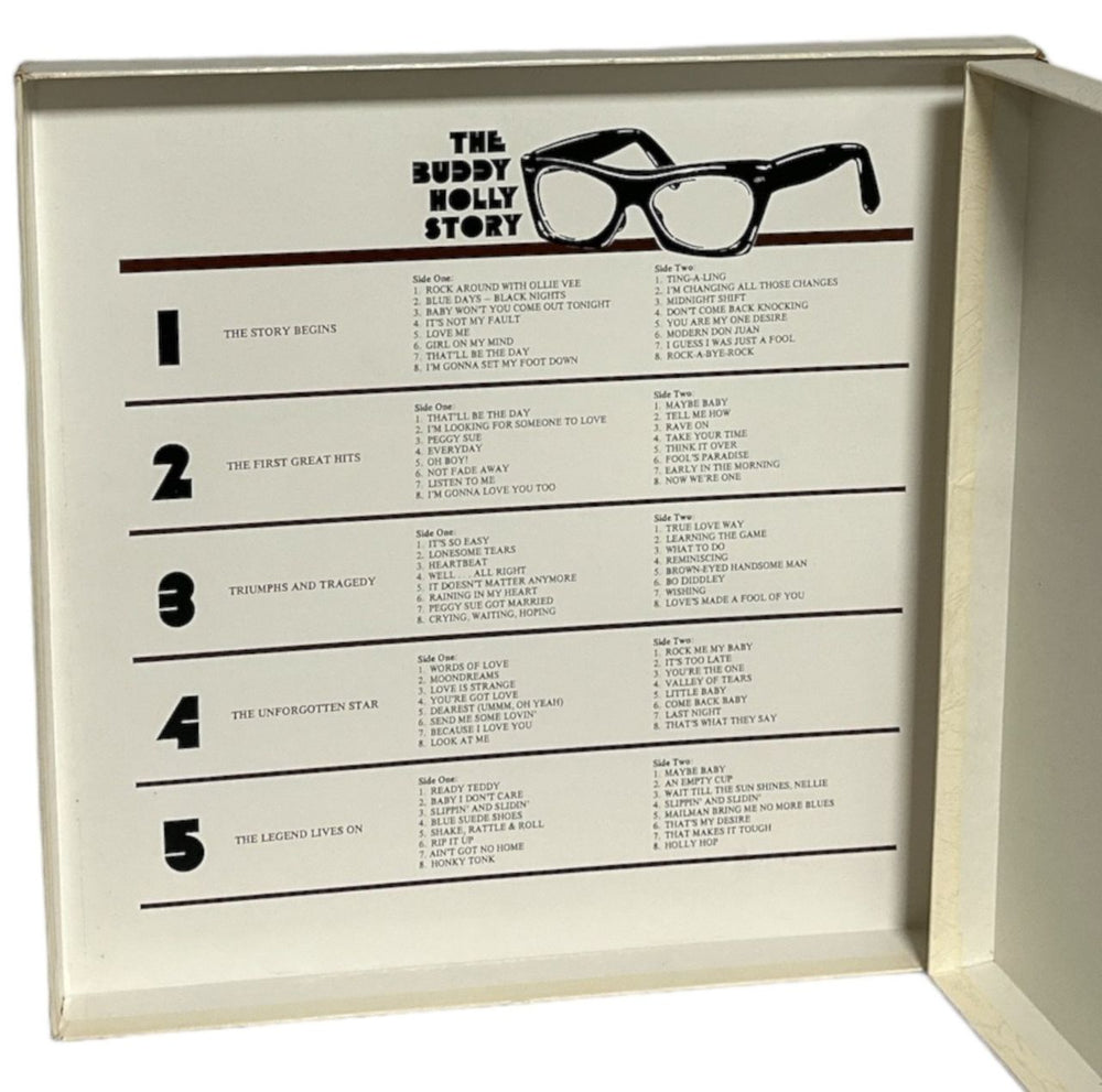 Buddy Holly The Buddy Holly Story + Flexi UK Vinyl Box Set