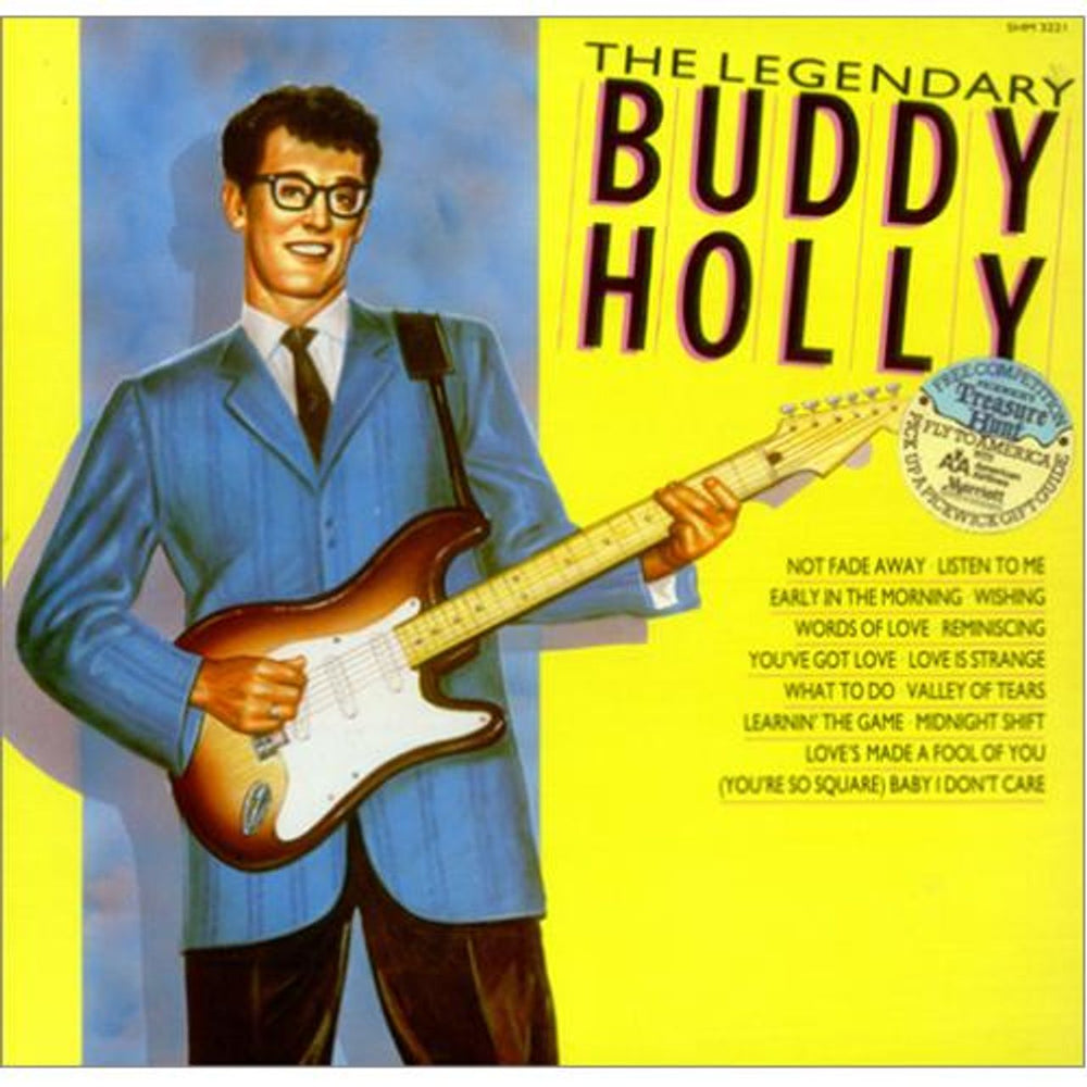 Buddy Holly The Legendary Buddy Holly UK vinyl LP album (LP record) SHM3221