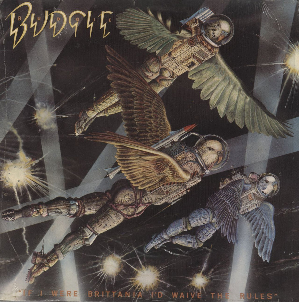 Budgie If I Were Brittania I'd Waive The Rules - EX UK vinyl LP album (LP record) AMLH68377