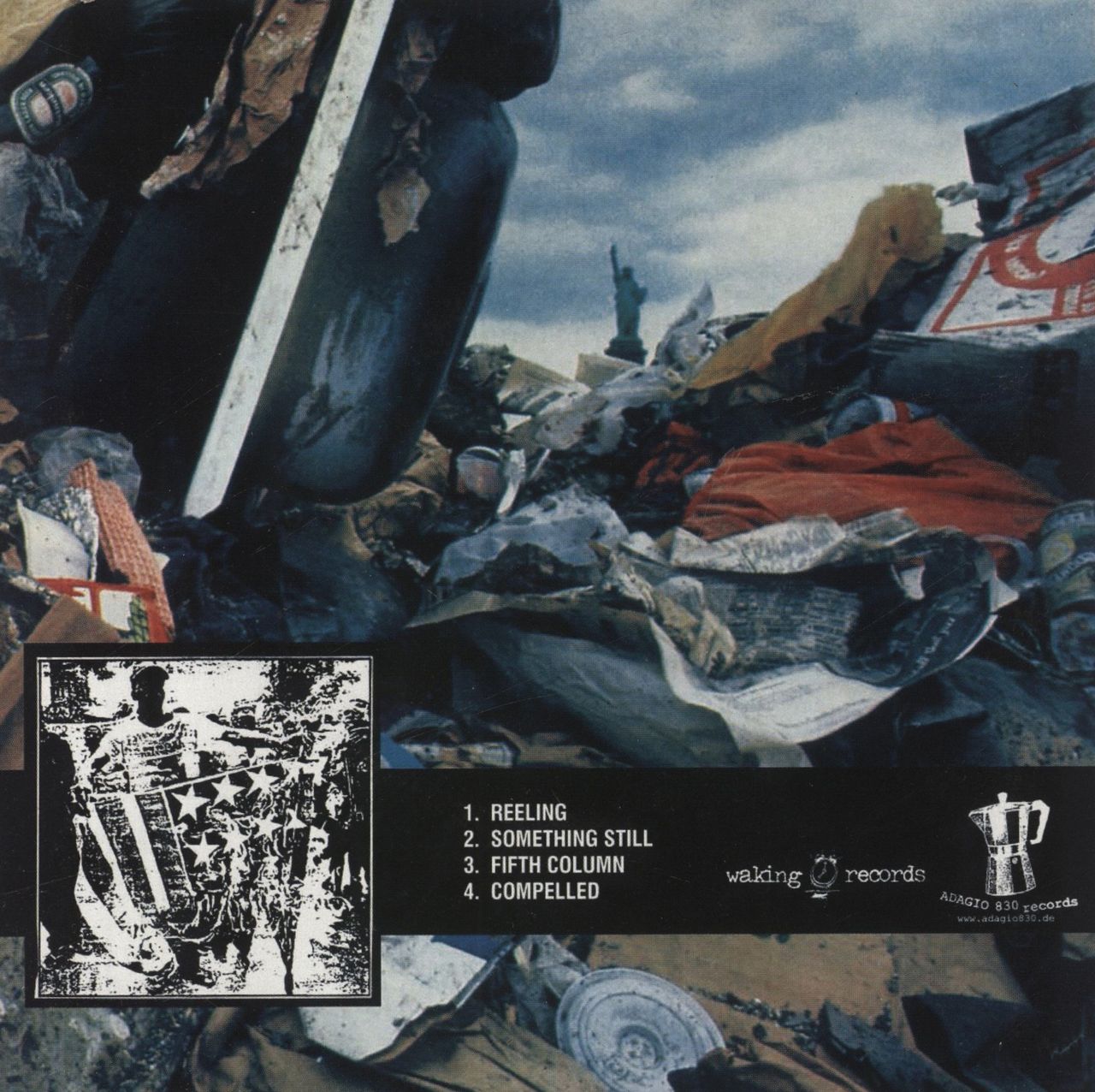 Bullets In Trashed And Burned US 7" vinyl single (7 inch record / 45)