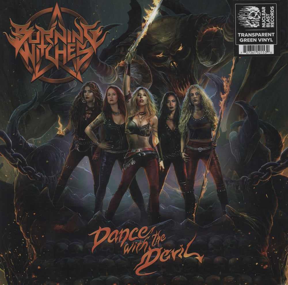 Burning Witches Dance With The Devil - Green Vinyl - Sealed German 2-LP vinyl record set (Double LP Album) 52153