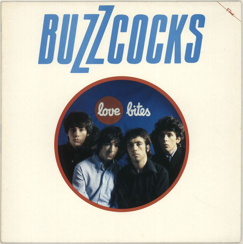 Buzzcocks Love Bites UK vinyl LP album (LP record) FA3174