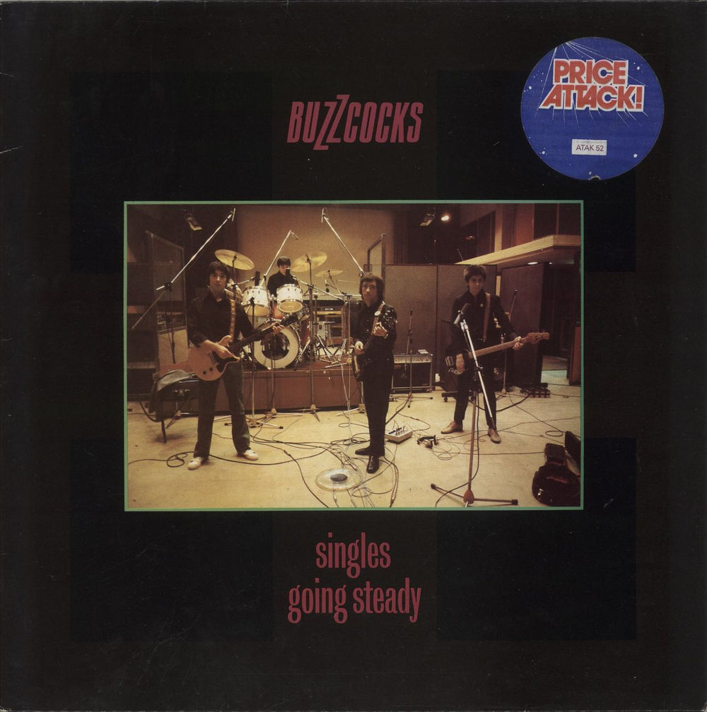 Buzzcocks Singles Going Steady - EX UK vinyl LP album (LP record) LBR1043
