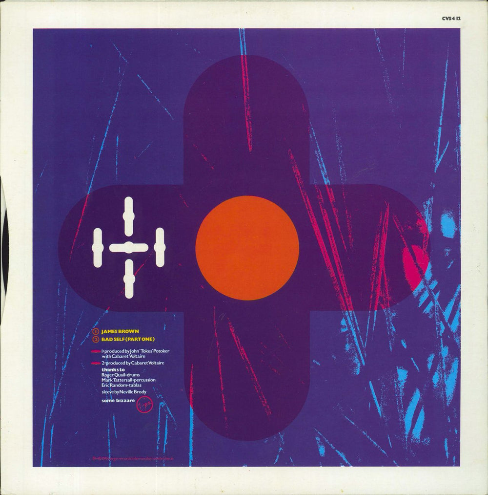 Cabaret Voltaire James Brown UK 12" vinyl single (12 inch record / Maxi-single)