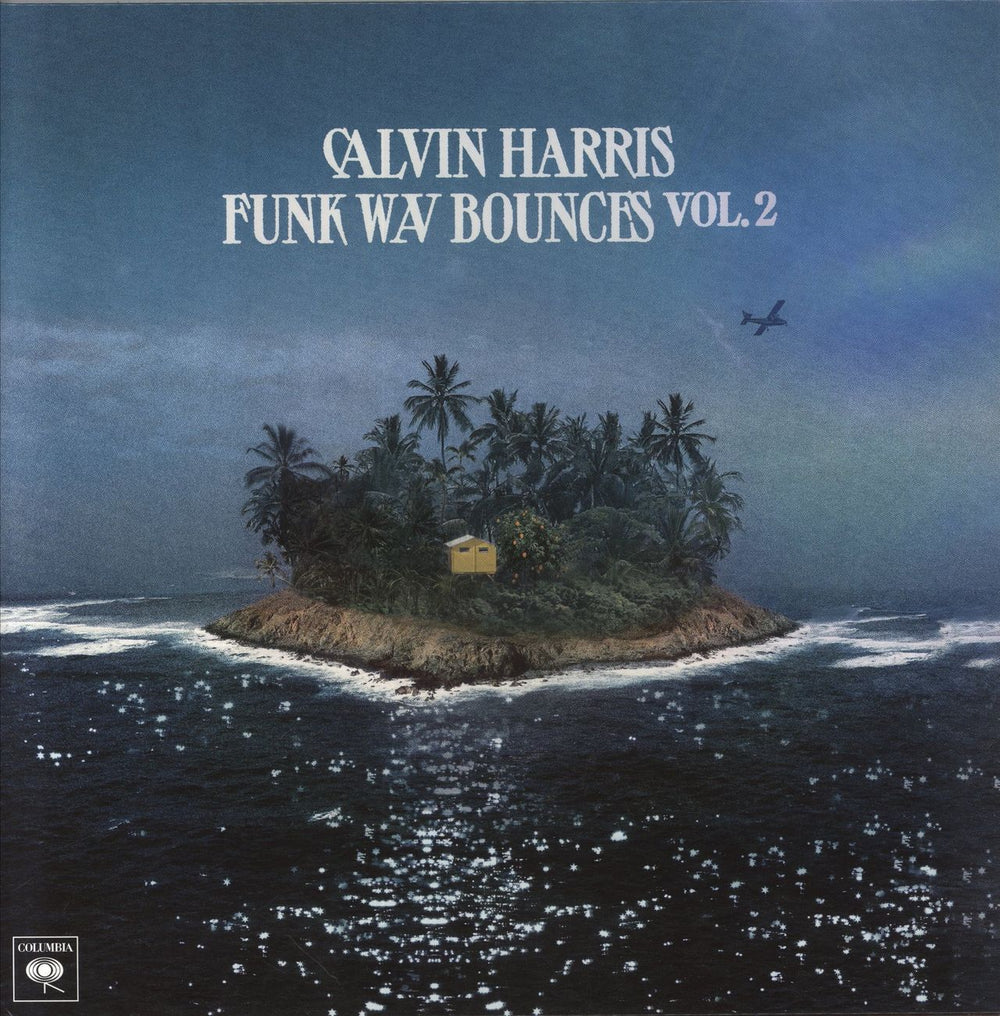 Calvin Harris Funk Wav Bounces Vol. 2 - Blue Vinyl UK vinyl LP album (LP record) 19658727981