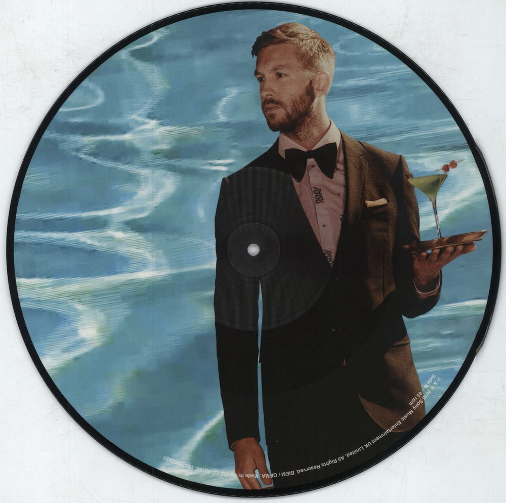 Calvin Harris One Kiss UK 12" vinyl picture disc (12 inch picture record) CI32PON798041