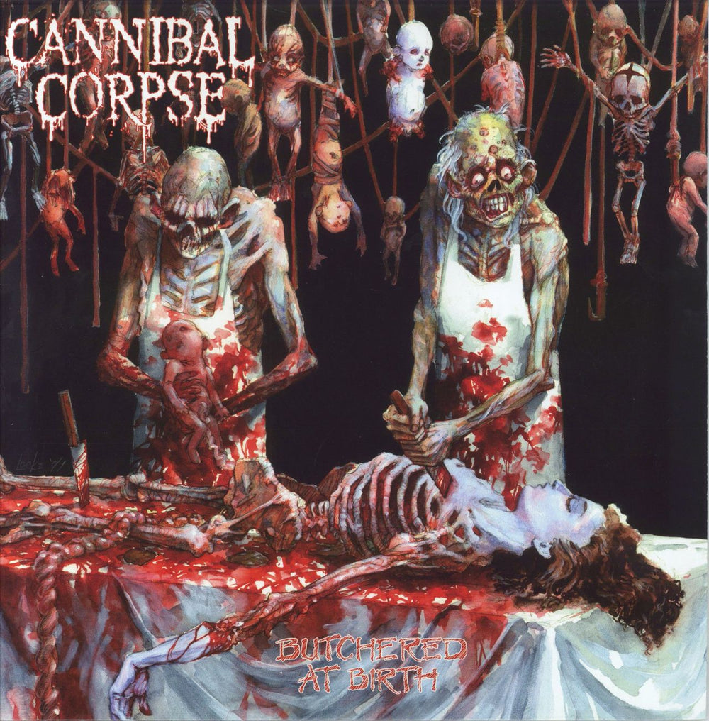 Cannibal Corpse Butchered At Birth US vinyl LP album (LP record) 3984-25191-1