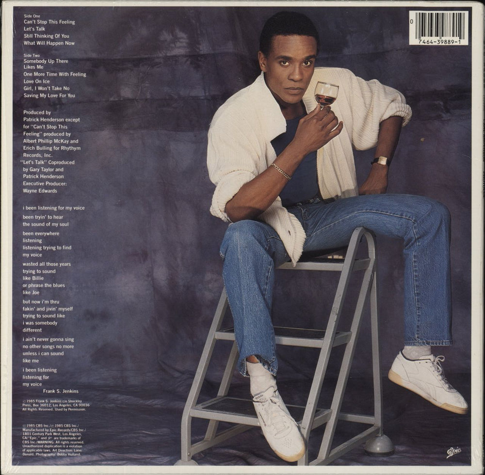 Carl Anderson Protocol US vinyl LP album (LP record) 074643988919