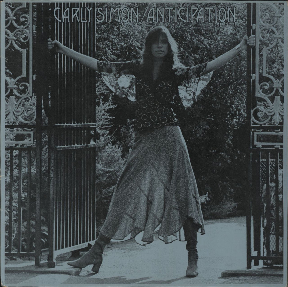 Carly Simon Anticipation + Insert UK vinyl LP album (LP record) K42101