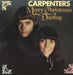 Carpenters Merry Christmas Darling - Card P/S UK 7" vinyl single (7 inch record / 45) AME601