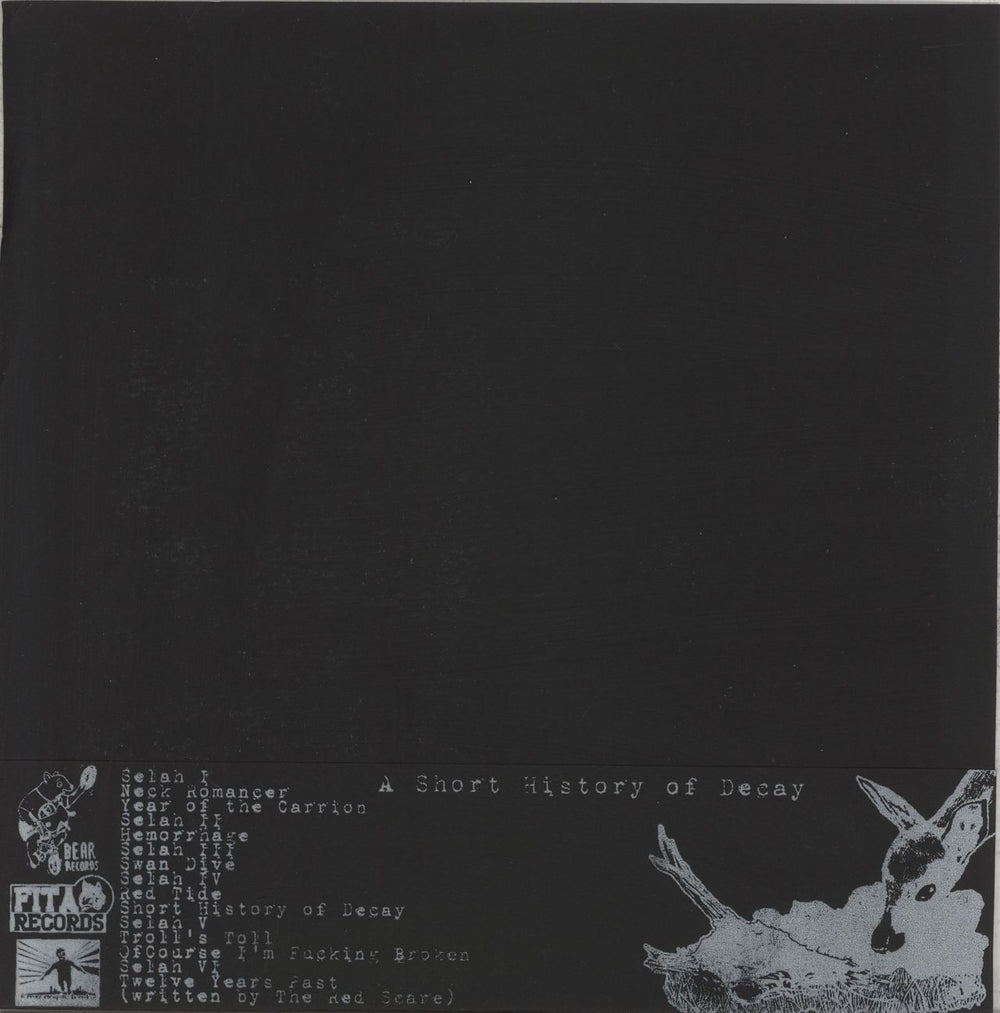 Carrion Spring A Short History of Decay - Orange Vinyl UK vinyl LP album (LP record)