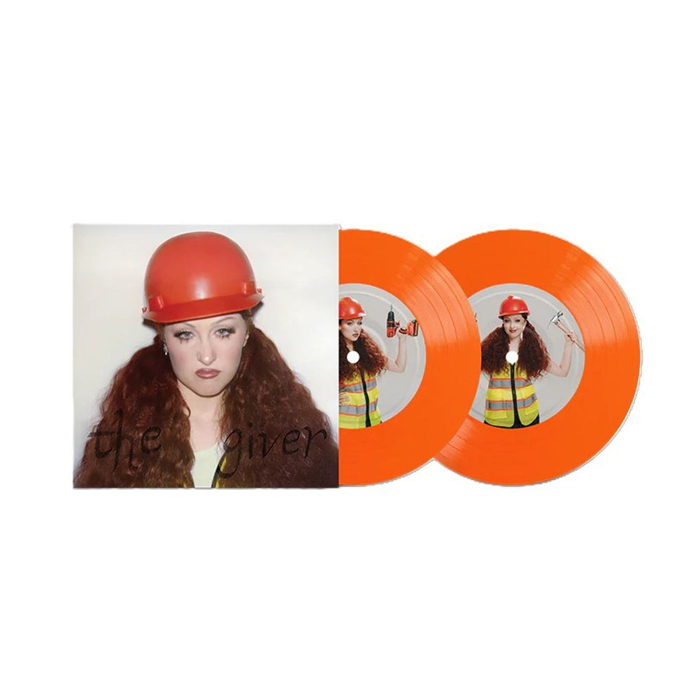 Chappell Roan The Giver - Neon Orange Vinyl + Construction Worker Cover Image - Sealed UK 7" vinyl single (7 inch record / 45) 7597594