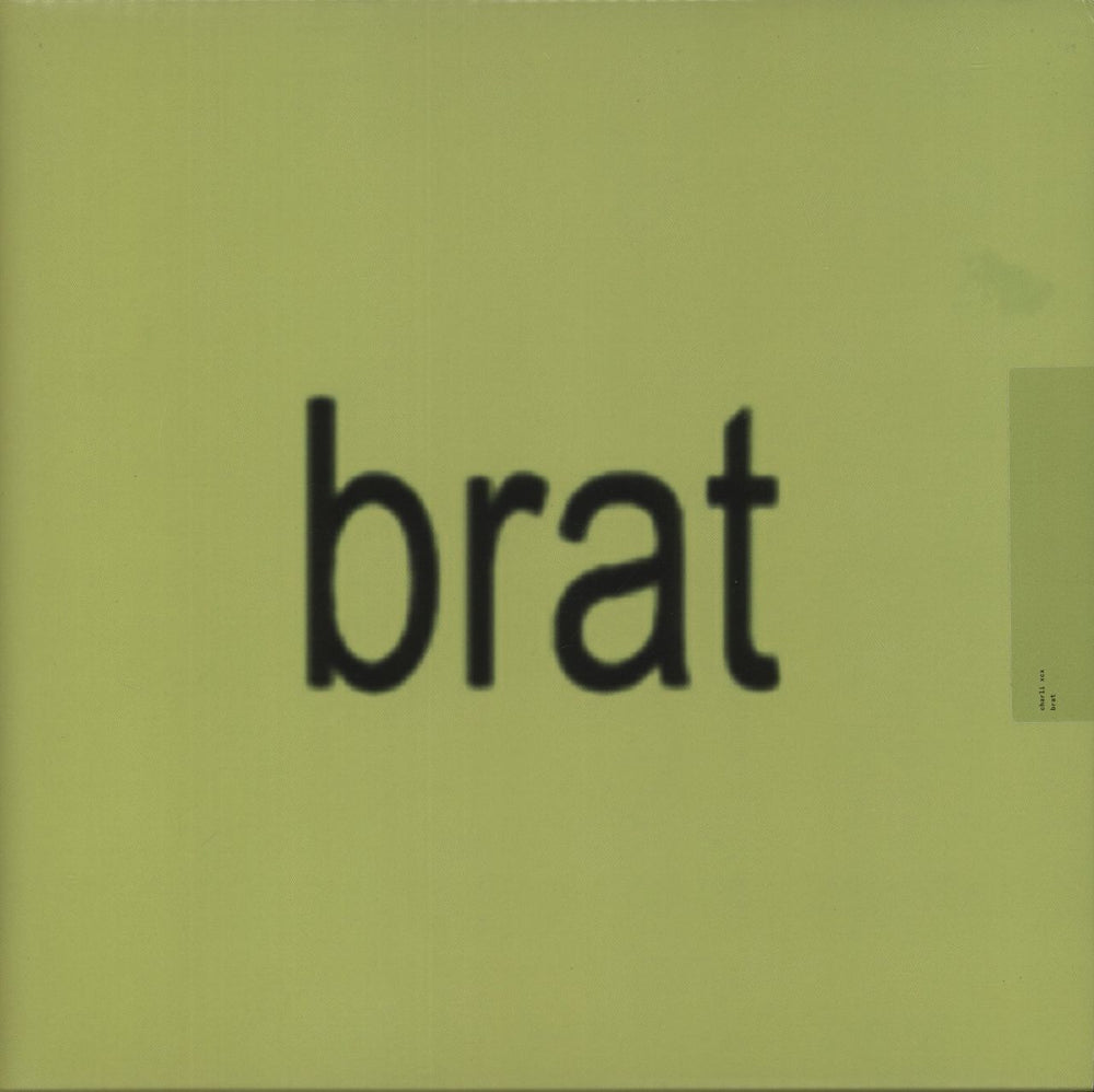 Charli XCX Brat - Translucent Black Ice Vinyl UK vinyl LP album (LP record) 075678611674