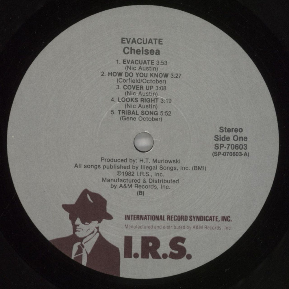 Chelsea Evacuate US vinyl LP album (LP record) CSALPEV859883