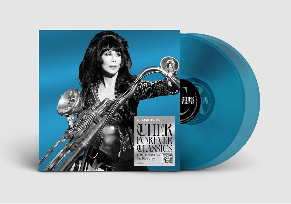 Cher Forever - Sea Blue Vinyl - Sealed US 2-LP vinyl record set (Double LP Album) 093624840374