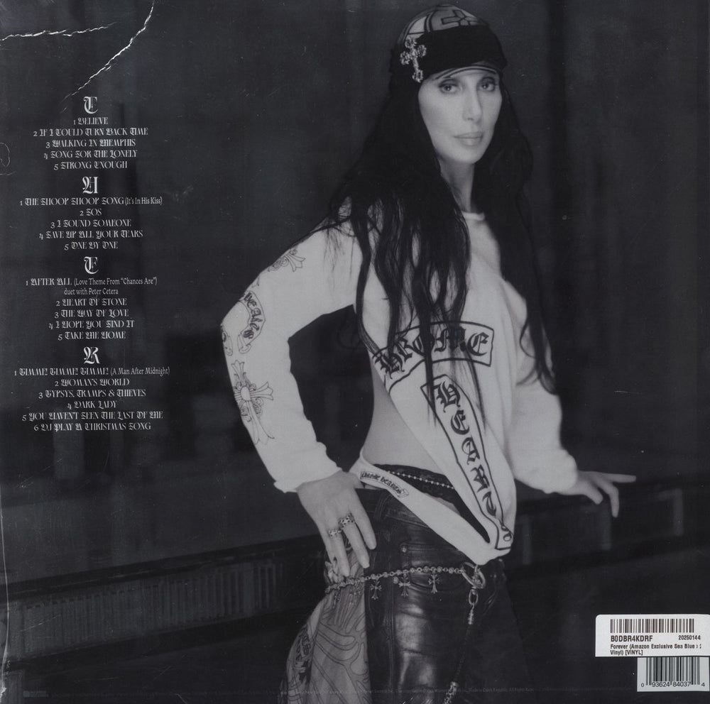 Cher Forever - Sea Blue Vinyl - Sealed US 2-LP vinyl record set (Double LP Album) 093624840374