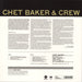 Chet Baker Chet Baker & Crew - 180gm UK vinyl LP album (LP record) 8436542010511