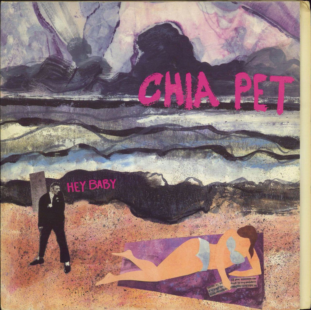 Chia Pet Hey Baby - White vinyl UK 7" vinyl single (7 inch record / 45) KOKO4