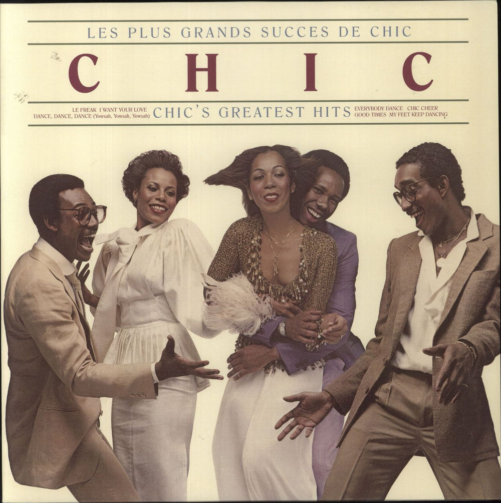 Chic Les Plus Grands Succes De Chic (Chic's Greatest Hits) UK vinyl LP album (LP record) 081227944186