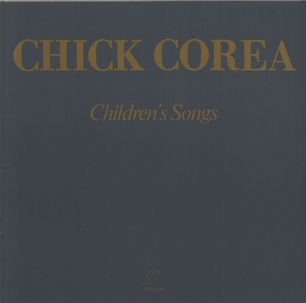 Chick Corea Children's Songs German vinyl LP album (LP record) ECM1267